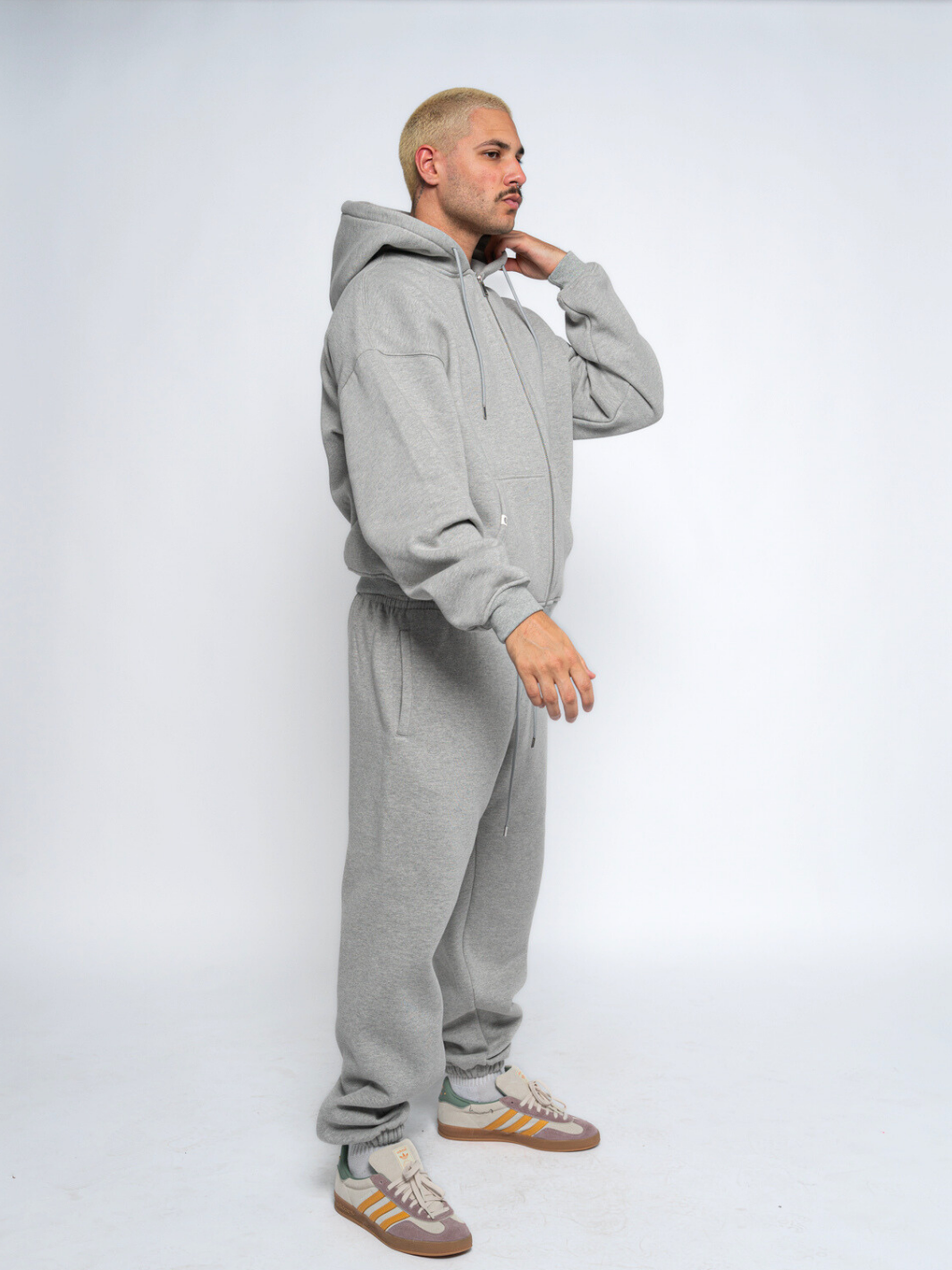 URBAN LUXE JOGGERS - HEATHER GREY