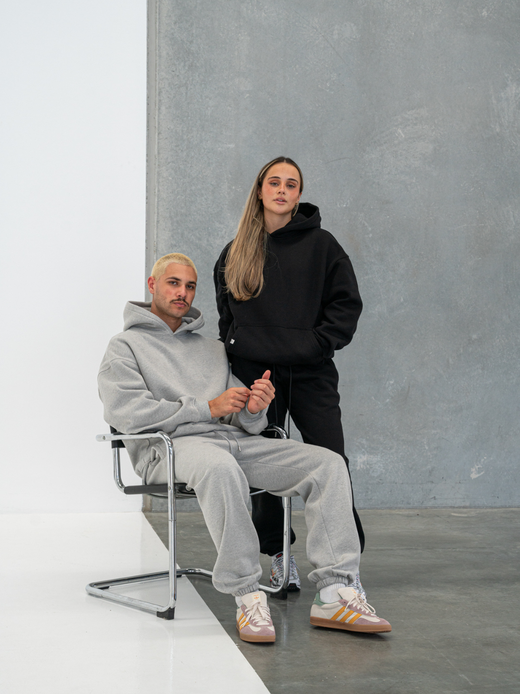 URBAN LUXE JOGGERS - HEATHER GREY