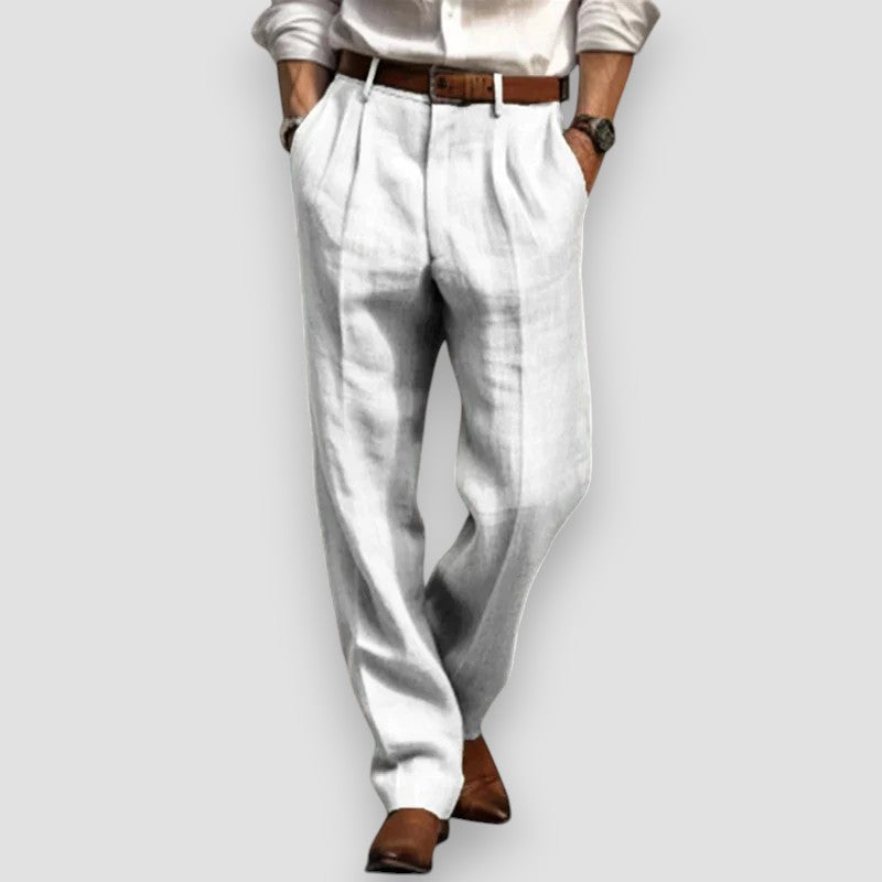 Matteo™ | Classic Linen Trousers