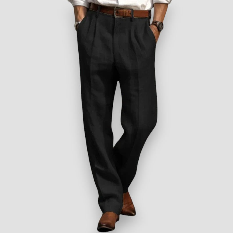 Matteo™ | Classic Linen Trousers