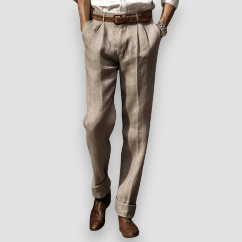 Matteo™ | Classic Linen Trousers